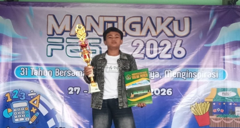Tampil Memukau, Siswa MTsN 5 Kulon Progo Raih Podium Tertinggi Ajang Menyanyi Solo Putra