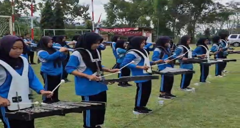 Drumband MTsN 5 Kulon Progo Siap Iringi Upacara 17 Agustus di Samigaluh