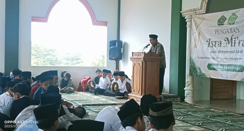 Pengajian Isra Mi'raj di MTsN 5 Kulon Progo: Meneladani Hikmah untuk Tingkatkan Iman dan Taqwa