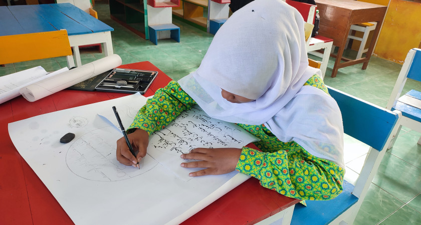 Perpustakaan Baitul Hikmah Jadi Ruang Nyaman Murid MTsN 5 Kulon Progo Persiapkan PKM