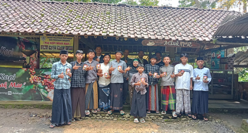 Kala Santri Menjadi Barista: Mengintip Keseruan Program NYANTRI MTsN 5 Kulon Progo