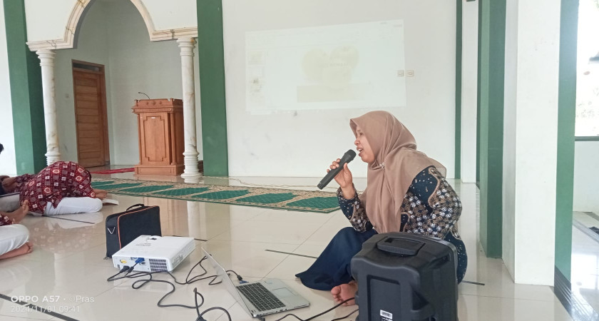 Eko Suprihatin Ajak Siswa MTsN 5 Kulon Progo Bangun Jiwa Raganya melalui Gizi Seimbang