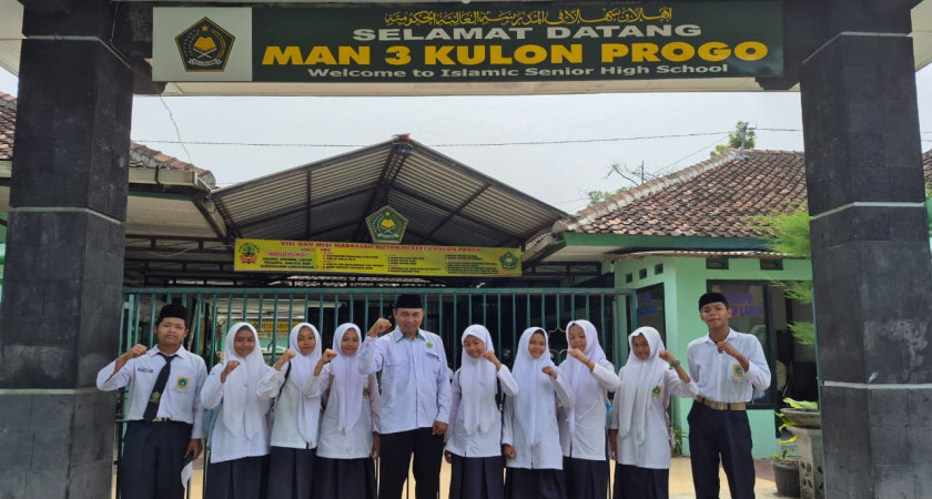 Jajal Lokasi Lomba, Siswa MTsN 5 Kulon Progo Siap Hadapi OMI Sains