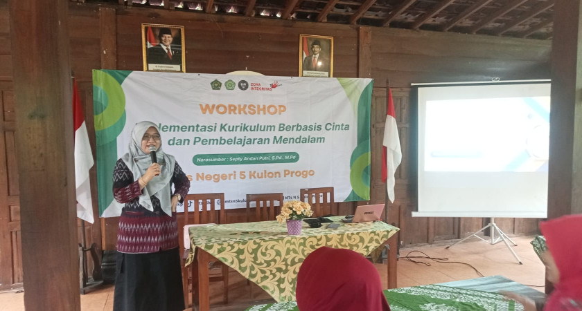 Workshop Kurikulum MTsN 5 Kulon Progo: Tekankan Pembelajaran Berbasis Cinta dan Mendalam
