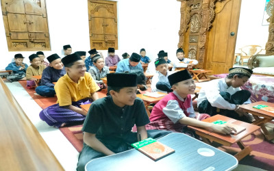 Kajian kitab bagian program NYANTRI siswa MTs N 5 Kulon Progo