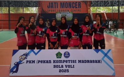 MTsN 5 Kulon Progo Raih Juara 2 Lomba Voli Putri pada PKM 2025