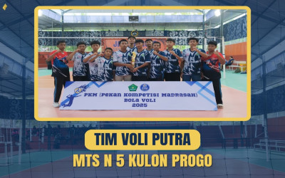 MTsN 5 Kulon Progo Raih Juara 3 Voli Putra pada Pekan Kompetisi Madrasah 2025