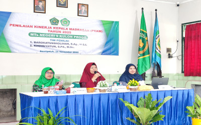 PKKM MTsN 5 Kulon Progo: Pengawas Apresiasi Penguatan Publikasi dan Branding Madrasah