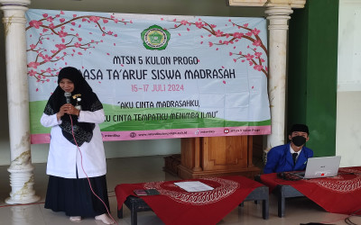 Tema MATSAMA MTsN 5 Kulon Progo: Aku Cinta Madrasahku, Aku Cinta Tempatku Menimba Ilmu