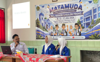 Saat Jurnalis Siswa MTsN 5 Kulon Progo Berbagi Pengalaman di MATAMUDA 2026