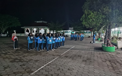 Latihan PBB Warnai LDK OSIS MTsN 5 Kulon Progo, Bentuk Disiplin dan Kekompakan Peserta