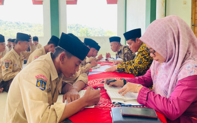 Asah Keilmuan dan Teguhkan Tradisi, Santri MTsN 5 Kulon Progo Ikuti Pendalaman Materi dan Tes Qiraatul Kutub