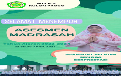 Twibbon Asesmen Madarasah, penuhi status whatsapp pegawai MTs N 5 Kulon Progo