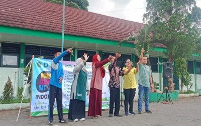 MTsN 5 Kulon Progo Gelar Aksi Konservasi, Lepaskan Burung Perkutut di Lapangan Madrasah